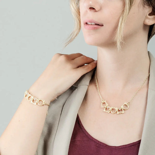 Bracciale con Teddy e perle