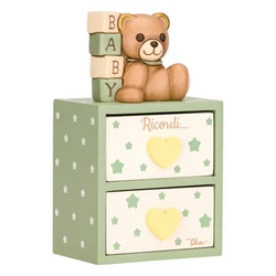 Set mini cassettiera con Teddy
