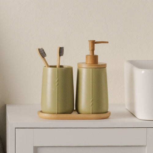 Set bagno Bloom, verde