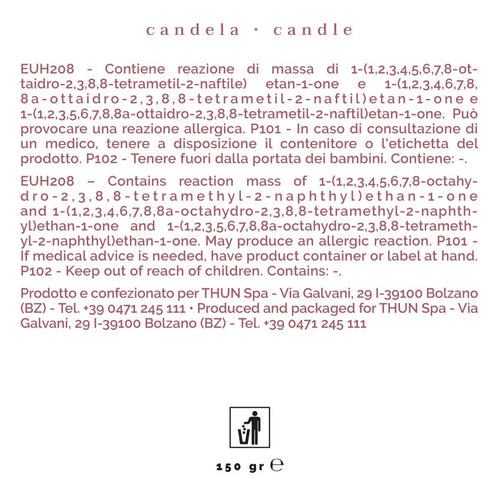 Candela Tobacco Night THUN Fragrances, piccola