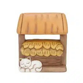 Mangiatoia con gatto