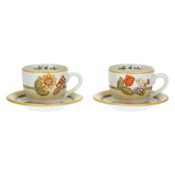 Set 2 tazze Grandi da colazione Country