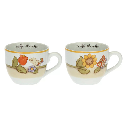 Set 2 tazze Grandi da colazione Country