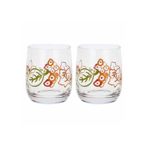 Set due bicchieri vino Hello Autumn