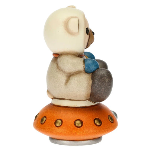 Teddy astronauta su navicella