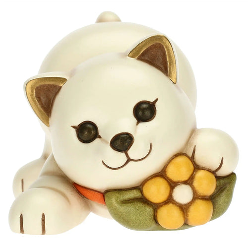 Gatto Piccolo con Fiore