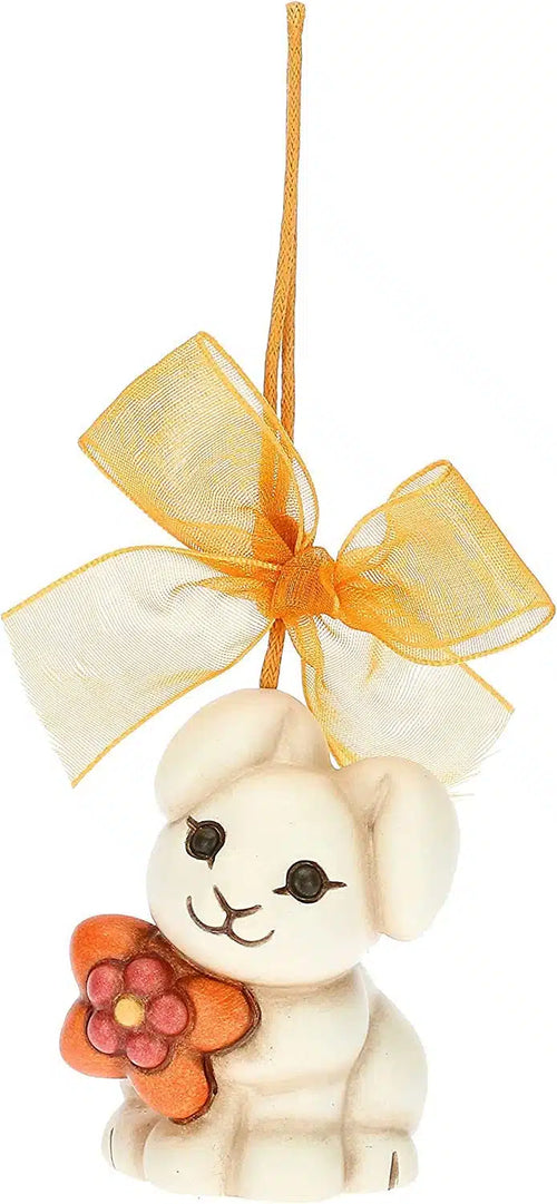Addobbo pasquale coniglietto con fiore