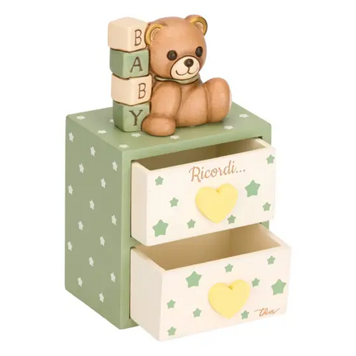Set mini cassettiera con Teddy