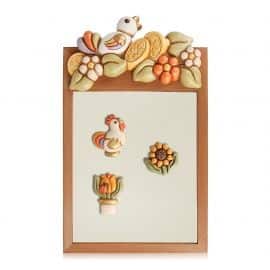 Lavagnetta per calamite Country decorazione in ceramica