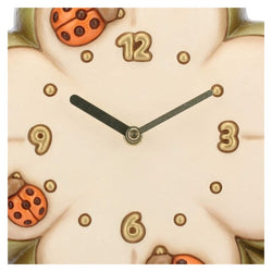Orologio da parete Country a forma di quadrifoglio portafortuna