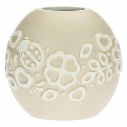 Vaso Prestige con farfalla e fiori piccolo