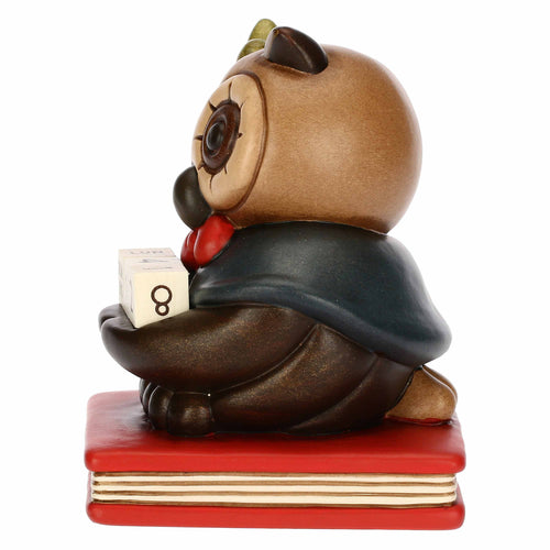 Calendario laurea con gufo Lucky in ceramica