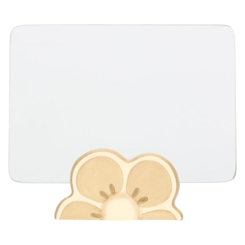 Portafoto in vetro e ceramica con base a forma di fiore Iconic Elegance - THUN C3235H87