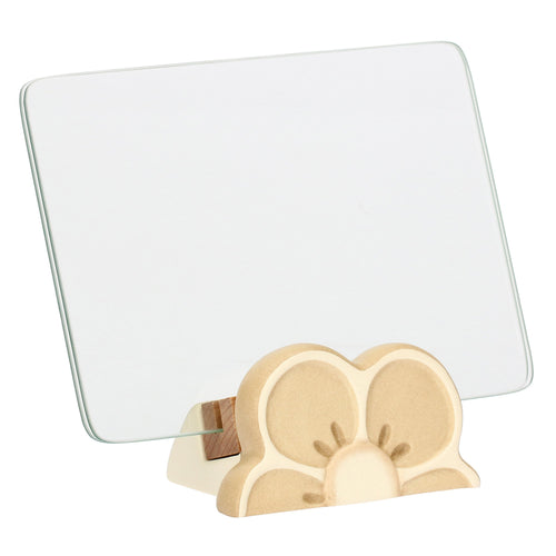 Portafoto in vetro e ceramica con base a forma di fiore Iconic Elegance - THUN C3235H87