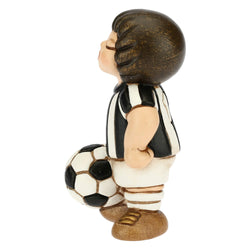 Bimbo calciatore bianco nero piccolo