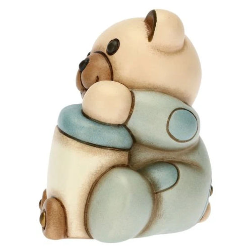 Teddy con trenino, lui