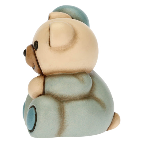 Teddy con palloncino azzurro