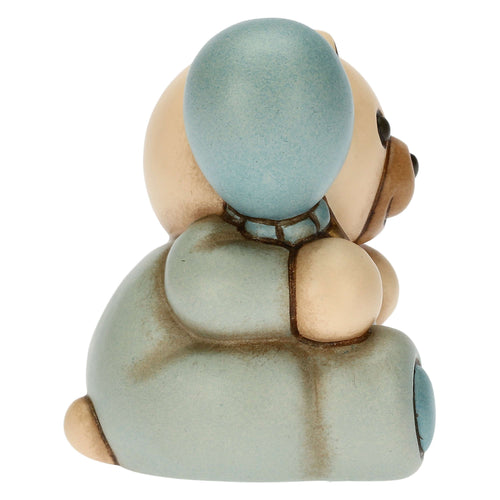 Teddy con palloncino azzurro