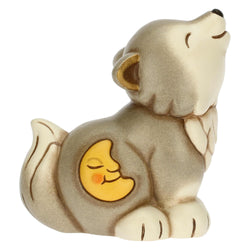 Lupo Noah con luna piccolo Regali d'inverno