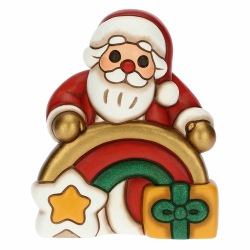 Babbo Natale con arcobaleno in ceramica Desideri Di Natale - THUN F3298A82