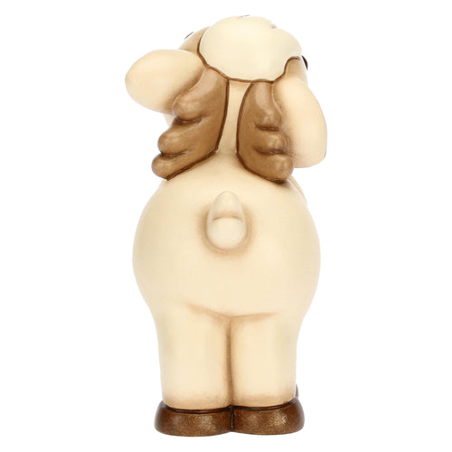 Renna Robin in piedi in ceramica, media - THUN F3303H90