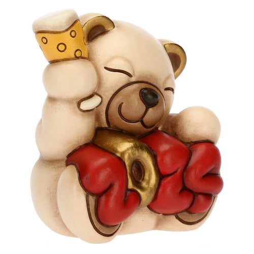 Teddy Buon Anno 2024 con calice in ceramica