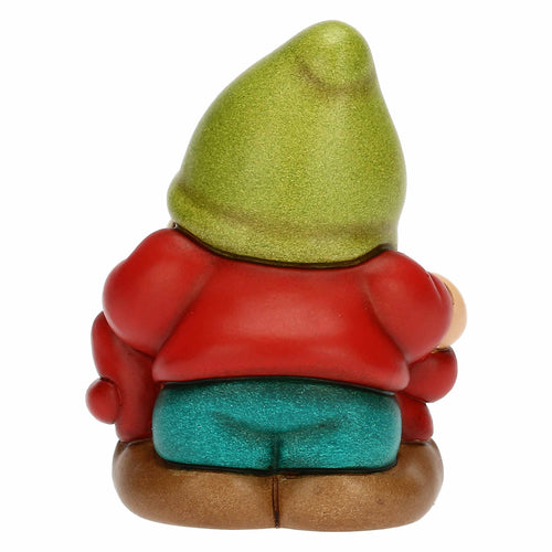Gnomo Oliver Buon Anno 2024 in ceramica