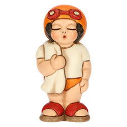 Campione di nuoto in ceramica