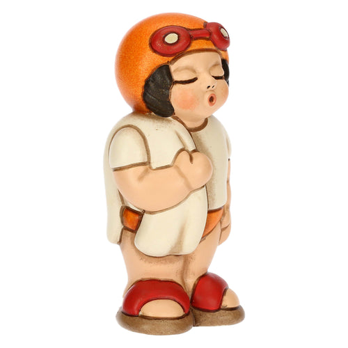 Campione di nuoto in ceramica