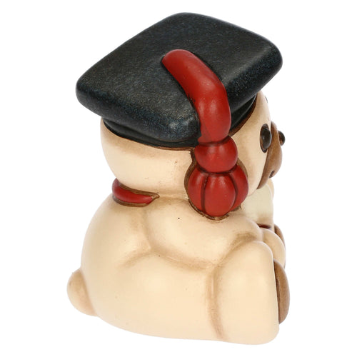 Teddy laurea in ceramica, piccolo