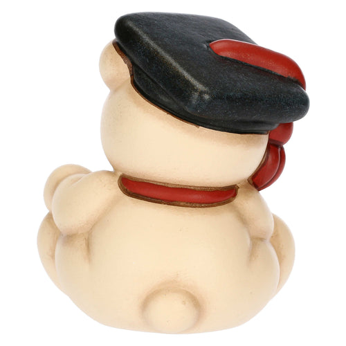 Teddy laurea in ceramica, piccolo