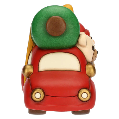 Teddy e gnomo Oliver con macchina in ceramica - THUN F3419A82