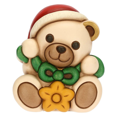 Teddy con stella in ceramica, piccolo