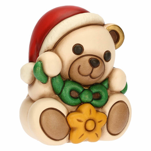 Teddy con stella in ceramica, piccolo