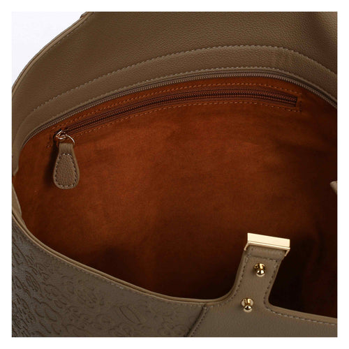 Borsa shopping taupe a forma di vela Prestige