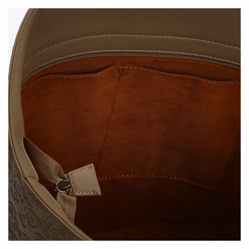 Borsa shopping taupe a forma di vela Prestige