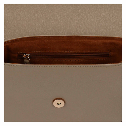 Borsa postina taupe Prestige piccola