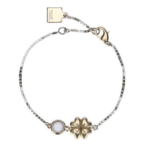 Bracciale con quadrifoglio
