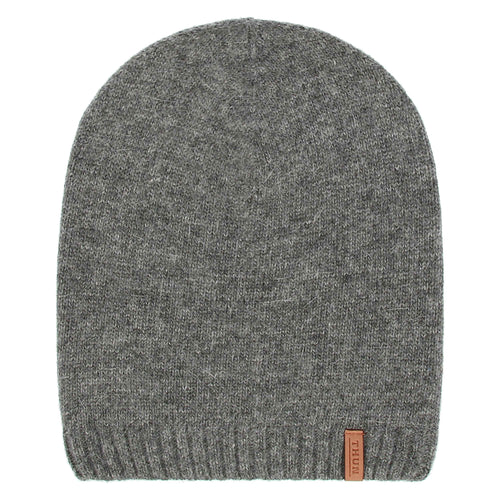 Cappellino di lana forma classica grigio