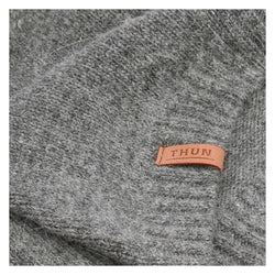 Cappellino di lana forma classica grigio