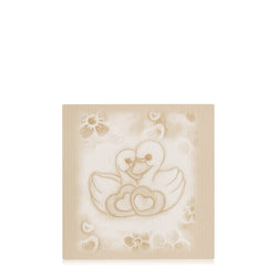Biglietto d'auguri matrimonio beige