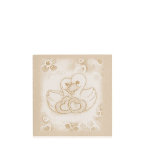 Biglietto d'auguri matrimonio beige