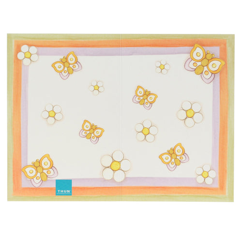 Biglietto d'auguri primavera farfalle