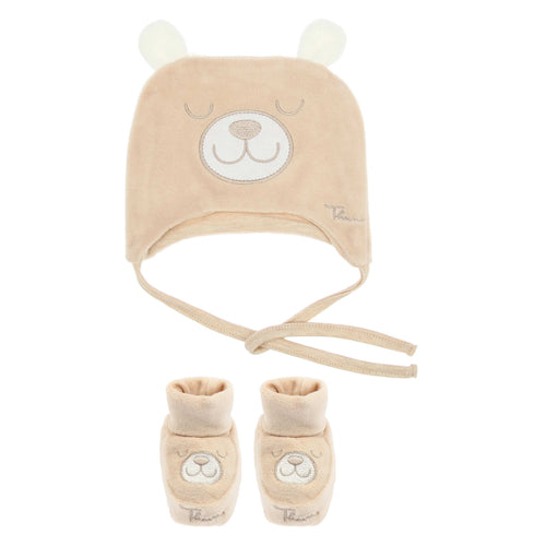 Set cappellino con orecchie e calzini Teddy