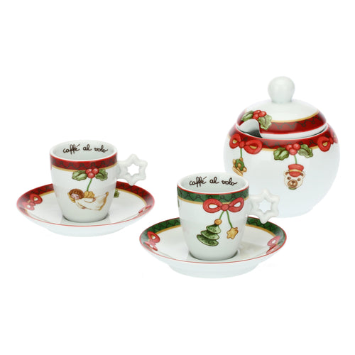 Set 2 tazzine e zuccheriera Magico Natale - THUN P4467P00