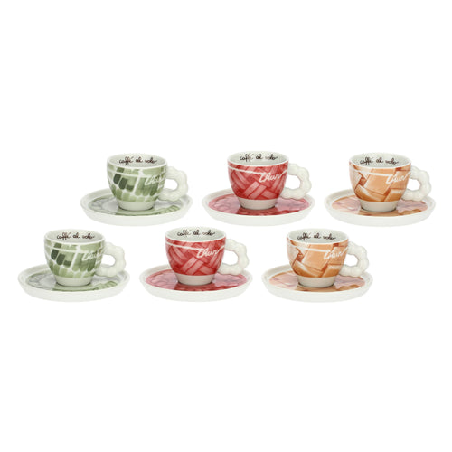 Set 6 tazzine espresso in porcellana AbbracciAMI - THUN P5047A91