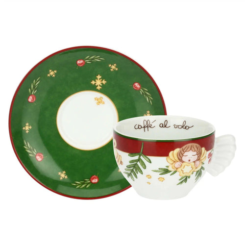 Set 2 tazze medie in porcellana Sorprese di Natale
