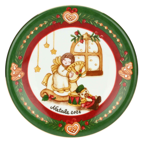 Piattino Dessert Limited Edition 2024 in porcellana Sorprese di Natale