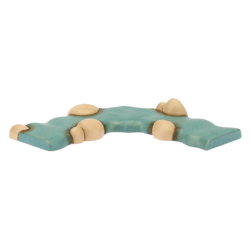 Set 1 pezzo di fiume dritto e 1 pezzo di fiume curvo Presepe Classico