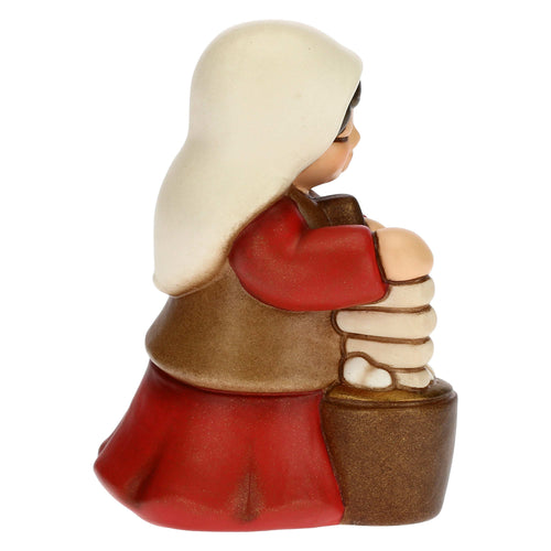 Lavandaia Presepe Classico rosso